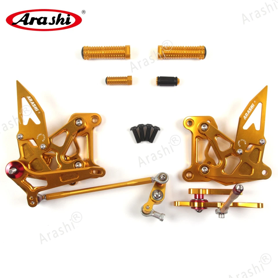 For MV AGUSTA Dragster 675 800 2012-2016 14 15 Adjustable Racing Footrest Pedals - Изображение 3 из 4