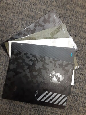 5 Packk: Mead FIVE STAR 4 Pocket Portfolios, Black, Green, Grey, White  1C