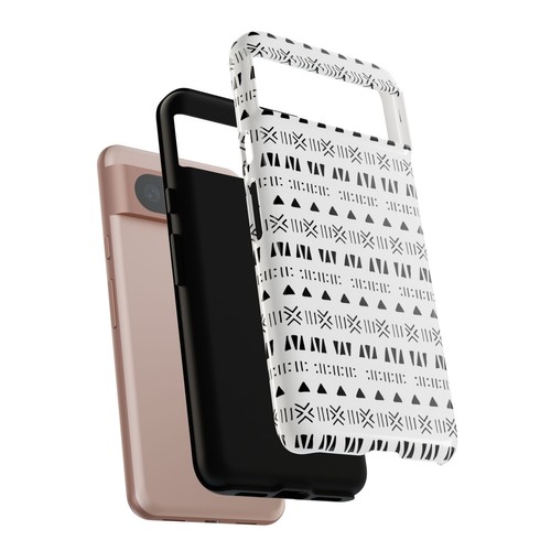Black and White Southwestern Aztec Pattern Google Pixel Tough Cases - 第 33/131 張圖片