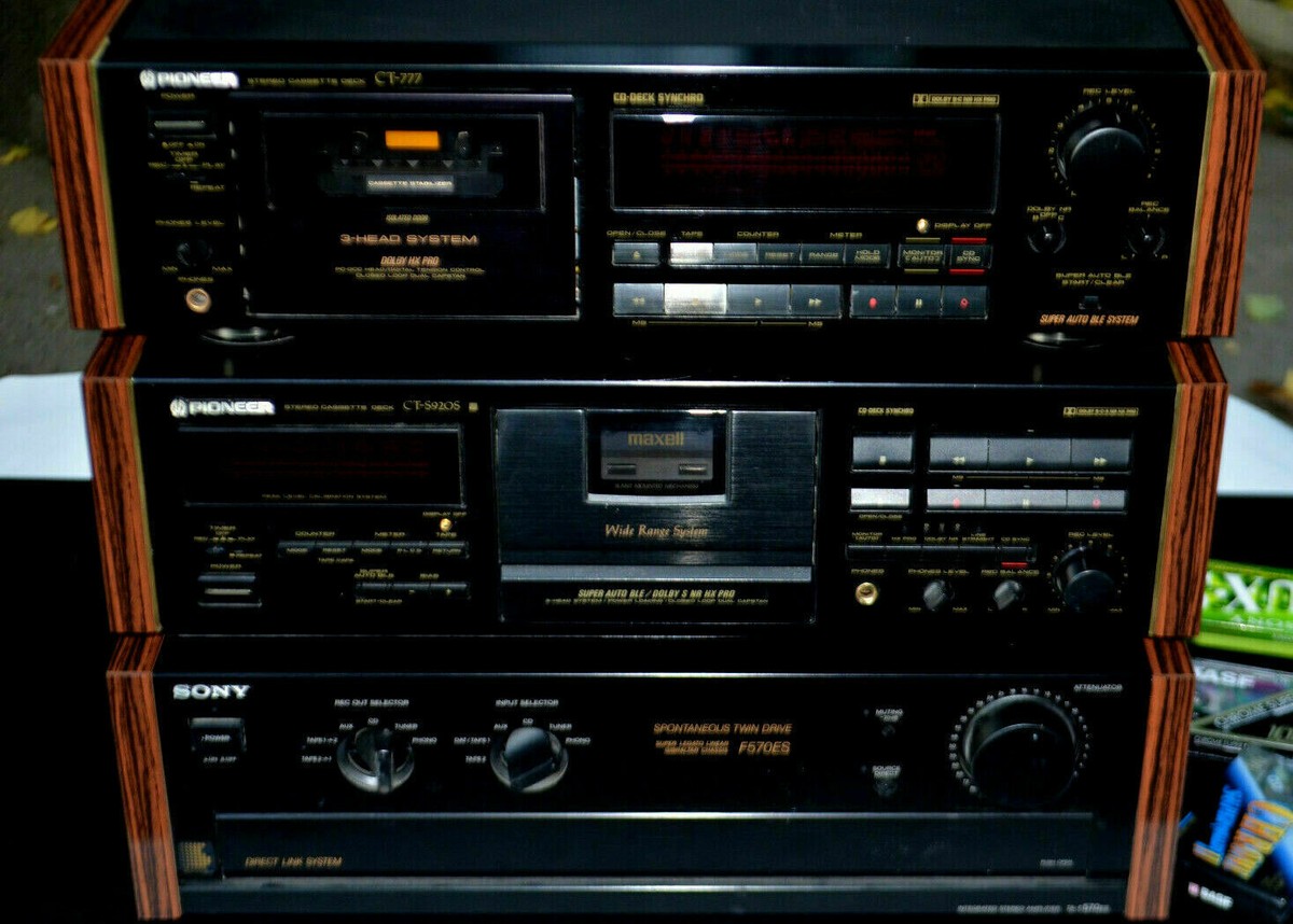 Panneaux Bois Côté Platine – Pour Pioneer CT-S920S – Design Urushi – Neuf