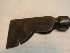 VINTAGE VAUGHAN SUPER STEEL ROOFING HAMMER HEAD 6 3/4" Across 1# 12oz CUT 3 1/2"