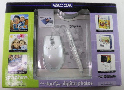 WACOM Graphire3 CTE-430/W0-A 4x5 Graphics Pad w/ Mouse & Pen