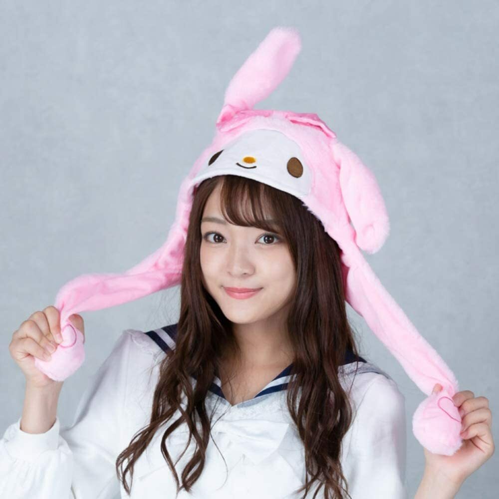 Sanrio My Melody Pikopiko Hat Series With Moving Ears Official