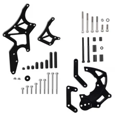 LS Alternator Power Steering Pump Swap & R4 A/C High Mount Serpentine Brackets