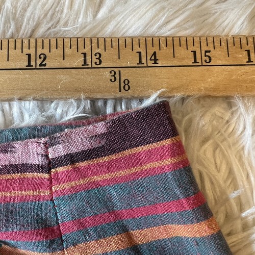 Vintage 90s Aztec Print Mini Wrap Skirt 6 Festival Hippie Boho Small 6 - Picture 6 of 11