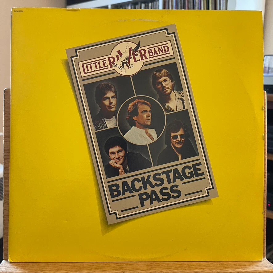 Little River Band Backstage Pass Vinyl 2 LP Capitol SWBK-12061 Reminiscing Live - Image 2 of 4