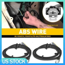 2PCS ABS Wheel Speed Sensor Wire Harness 10340314 For 2004-2009 Cadillac SRX