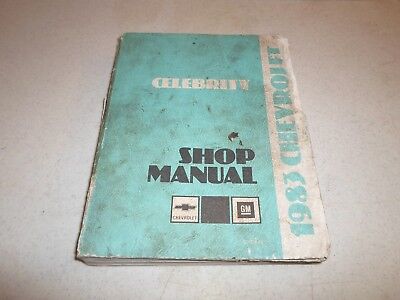 1983 Chevrolet *Celebrity* GM Shop Manual Book *Tear Down & Electrical