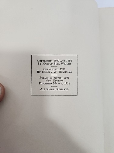 That Printer Of Udell’s By Harold Bell Wright 1911 A.L. Burt Illustrated HC - Picture 9 of 12