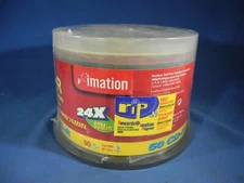 Imation CD-R Spindle 50 Pack Blank Media 1X - 24X Compatible 700MB/80Min NEW