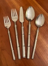 Stanley Roberts TIBURON  SRI Japan Bamboo Handle Stainless Flatware - Choice