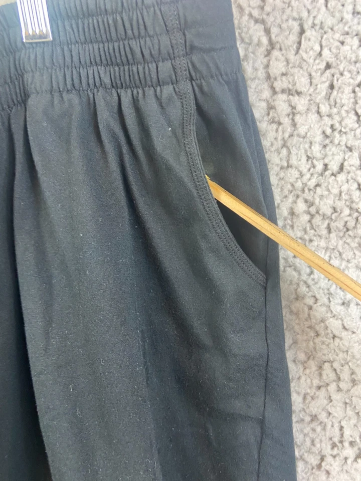 Woman Within Sudadera Pantalones Cortos Negro Elástico con Bolsillos Mujer Talla 22/24 1XL Foto 4 de 4