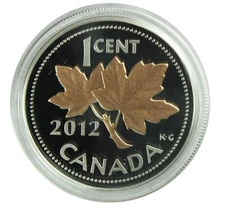 Canada RCM 2012 1-Cent Fine Silver Coin