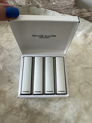 CHANEL ROUGE ALLURE VELVET NUIT BLANC LIPPENSTIFTE 4 IM ETUI LIMITED EDITION 3,5G