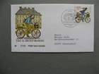 GERMANY BRD, cover FDC 1995, stampday bicycle postal transport
