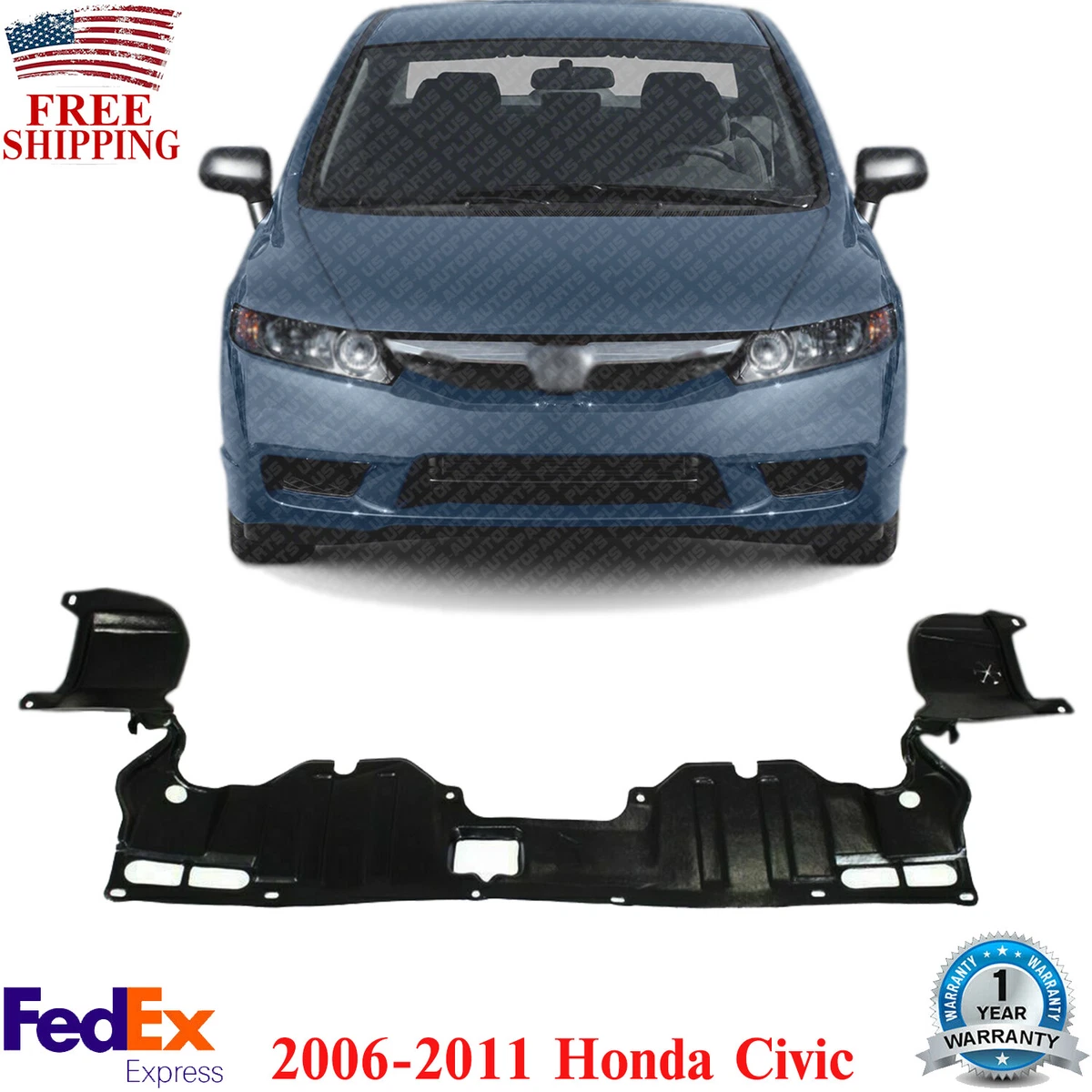 2008 honda civic splash guard deals