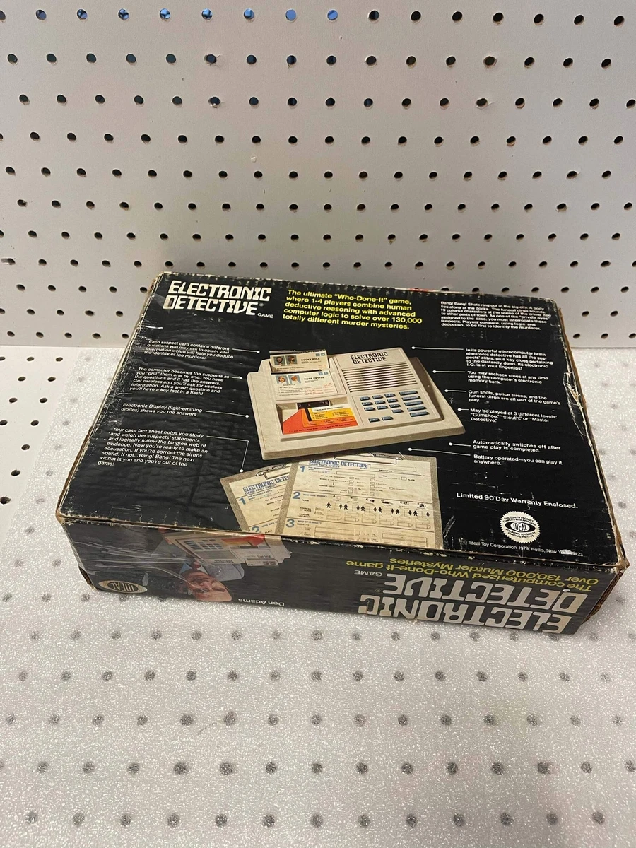 Electronic detective on sale game ebay