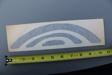 Rainbow Sandals Surfboards Black OG V52C Vintage Surfing STICKER Window DECAL