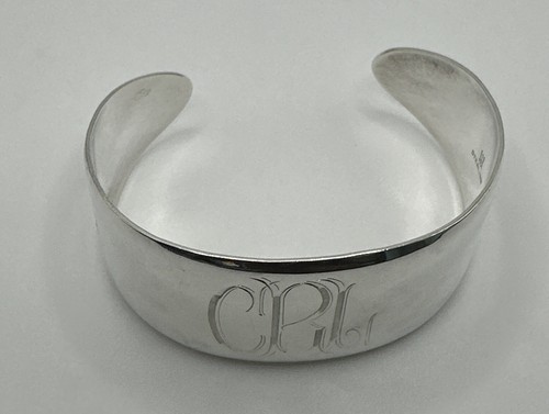 RARO bracciale James Avery in argento sterling monogramma 29,4 g - Foto 2 di 11