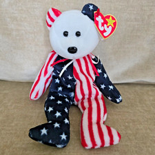 TY Beanie Baby "Spangle" White Face - DOB 6/14/1999