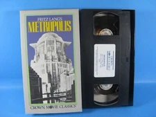 Metropolis 1926 Classic Silent Movie VHS Fritz Lang