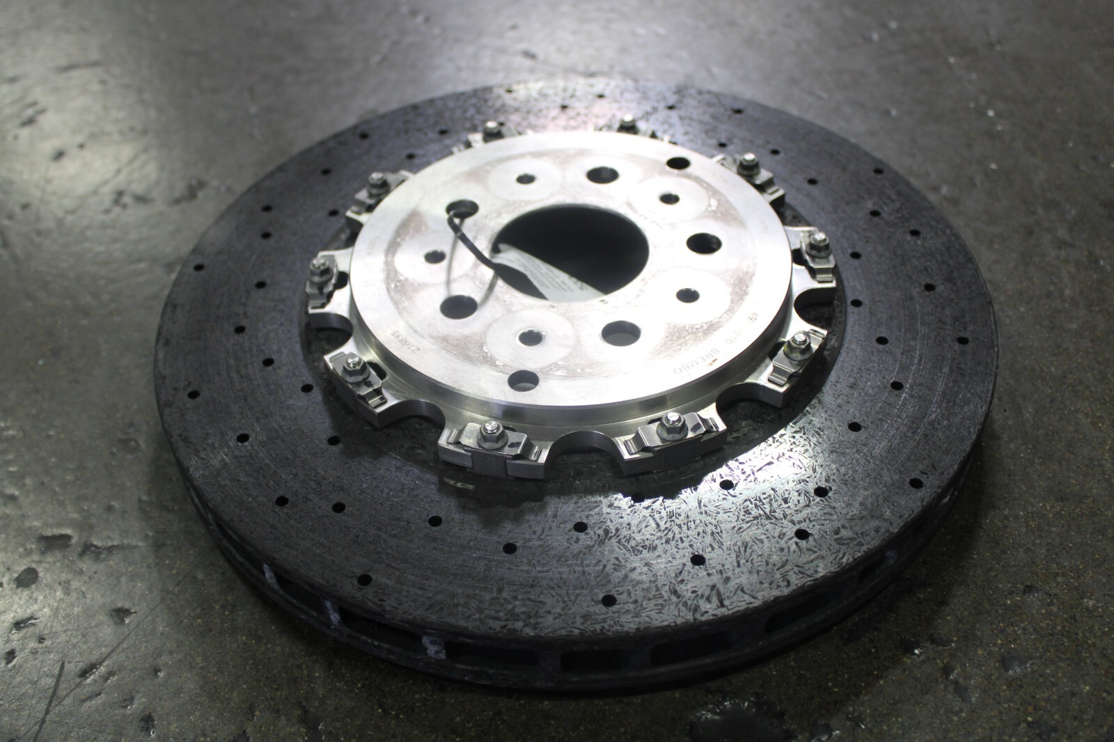 Ferrari 599, 612, Rear CCM Carbon Brake Rotor, Used, P/N 216835