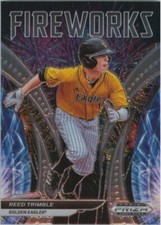2021 Panini Prizm Draft Picks FIREWORKS #F-RT Reed Trimble Baltimore Orioles