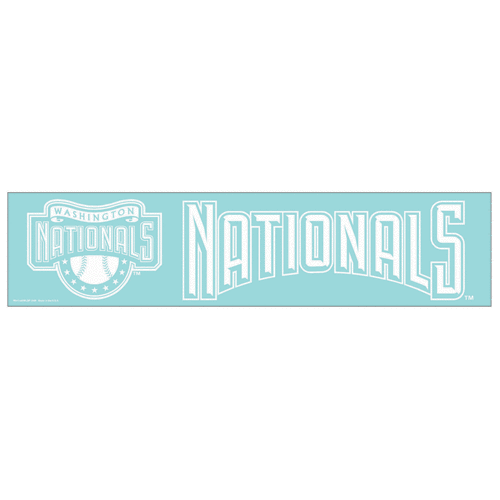 Washington Nationals 4 x 16 Inch Die Cut Window Decal Strip - Picture 1 of 1