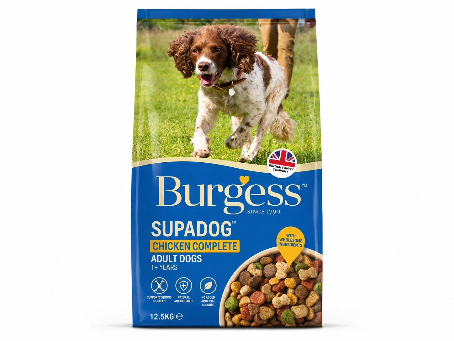 Burgess Supadog Chicken Complete Adult Dog Food 12.5kg FREE NEXT DAY DELIVERY