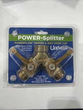 Underhill Garden Y Hose Splitter 2 Way, Heavy Duty Bib Faucet Spigot Connector w