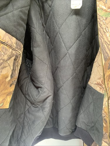 Carhartt Giacca Trapuntata Uomo 2XL Alta Realtree Mimetica J221 Cap 🔥camo - Foto 14 di 18