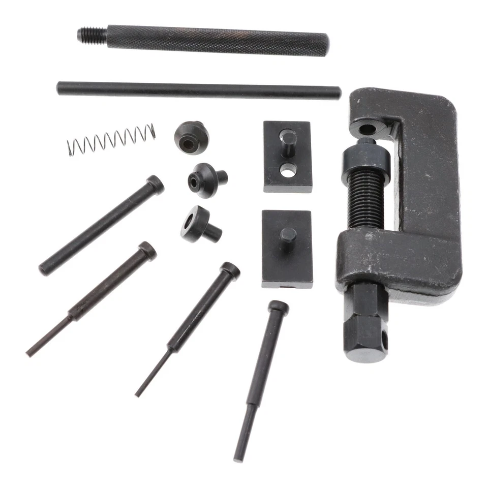 13-tlg. Kettenwerkzeug Kettennietgerät Kettentrenner Set Kettennietwerkzeug - Bild 3 von 4