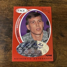 Jason Williams SAGE Red Rookie Auto /999 Card 1998 Autograph Rc Sp NBA. rookie card picture