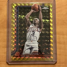 2025-26 Topps Chrome Bradley Beal Geometric Gold Refractor #/50 Suns