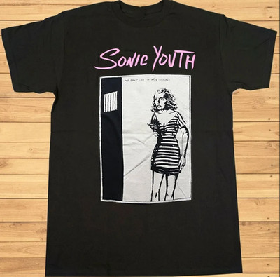 Sonic Youth T-Shirt, 1990 Sonic Youth Goo Concert We Don't Like The Grub Here Sh