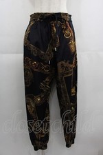 Used    Vivienne Westwood / Frame Pants Vivienne 00 Black X Gold