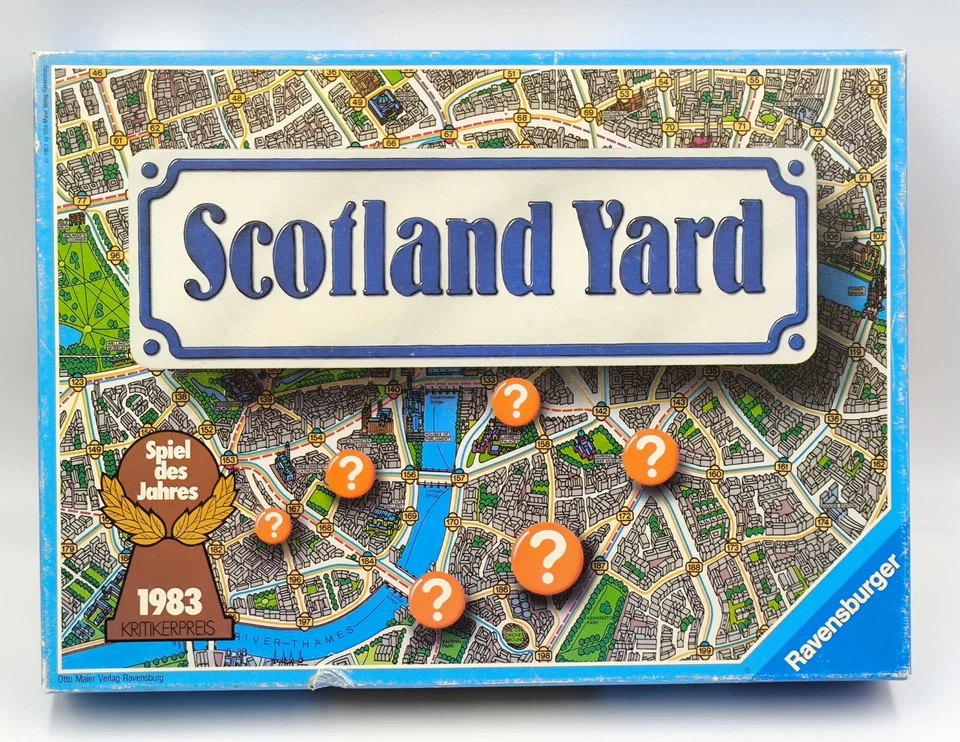 RAVENSBURGER - SCOTLAND YARD - JAGD NACH MISTER X - SPIEL DES JAHRES 1983 - Bild 2 von 4