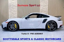 2025 Porsche 911 TURBO S CPE CHALK...2,265 Miles...P80 Sport Design