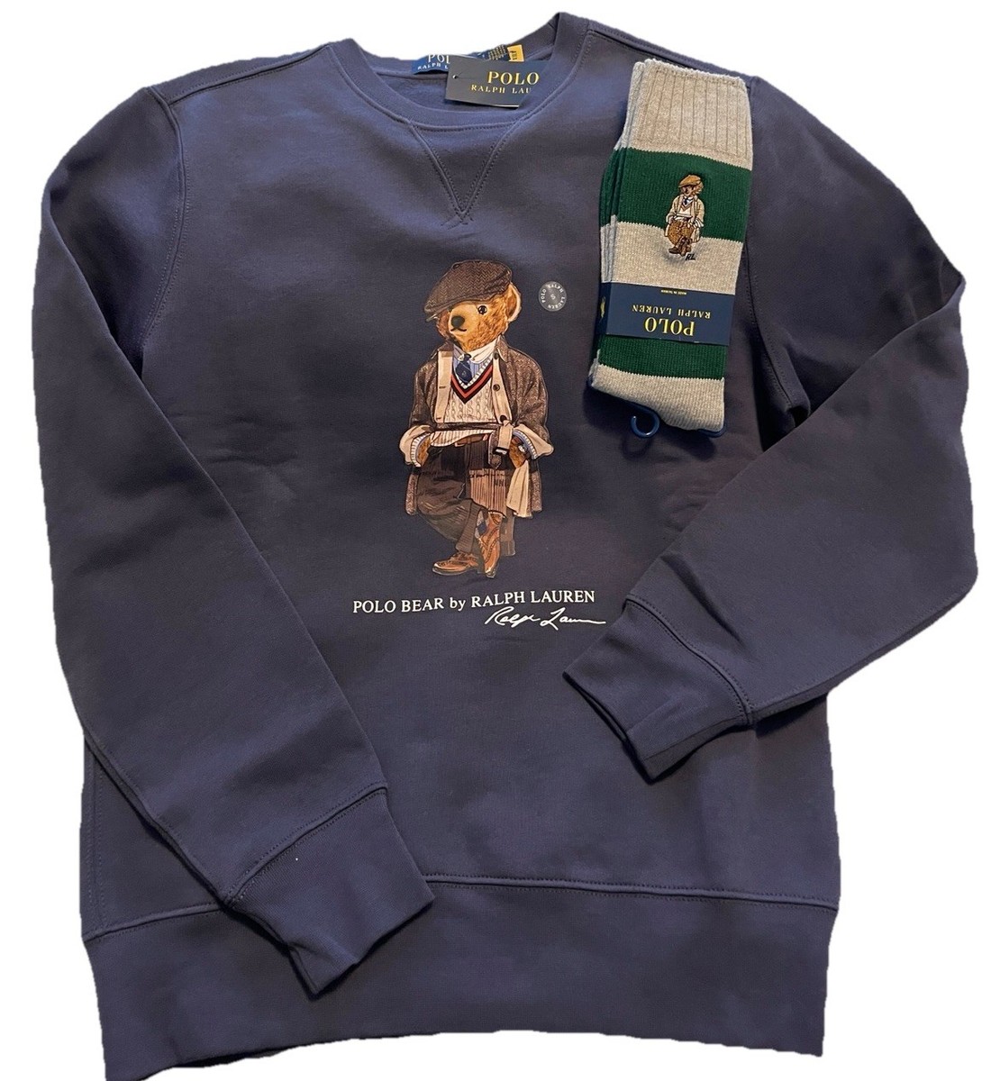 U*A様 デッドストック Polo by Ralph Lauren HAMMON Ralph Lauren Polo Bear Men's Fleece Sweatshirt Heritage Bear w