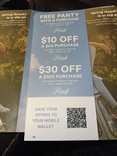 Victoria's Secret Coupons PINK EXP 3-20-25 $30 off $100 $10 off $40 ...