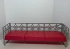 2014 Barbie Doll House Style Glam Daybed Day Bed Couch Sofa Pink Furniture