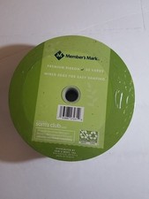 Member's Mark Premium Wired Ribbon 50 Yards 1.5in Width, Navy  White Checkered
