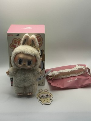Pop Mart The Monsters Labubu Exciting Macaron SOYMILK cream plush pendant
