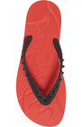 AUTH NEW MEN CHRISTIAN LOUBOUTIN LOUBI SPIKE RED FLIP FLOP SANDALS EU 46/US 13 — photo 3