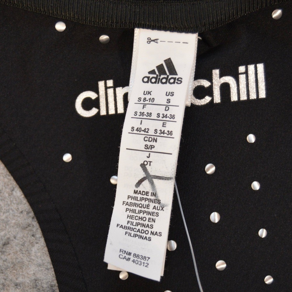 Adidas Women's Climachill Tank Top, Black Size Small NWT thumbnail 3