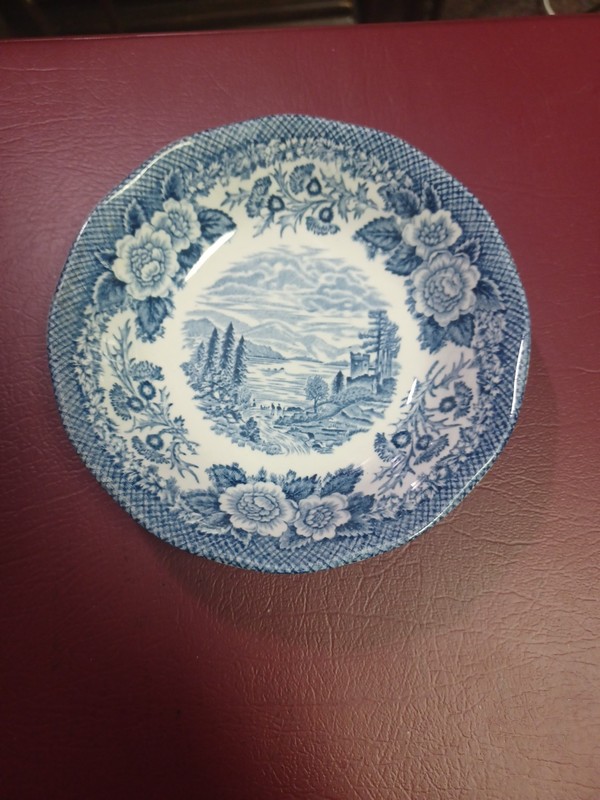 Royal Warwick Lochs Of Scotland Loch Duich Saucer 5" Width x 1.5" Depth #