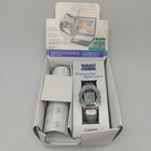 Casio Wrist Camera Watch WQV-3 42mm Silver Quartz Men's Vintage 2000 Boxed Used