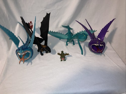 How to Train Your Dragon toy Lot toothless Thunderdrum variants Spin Master
