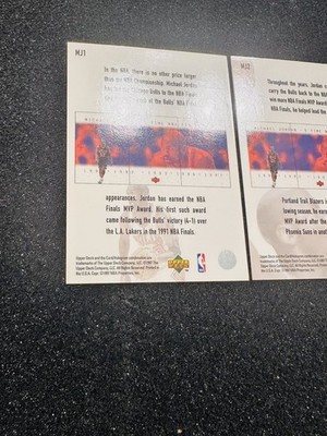 1997 Michael Jordan Upper Deck Japanese Commemorative Finals MVP