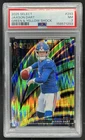 2025 Select Jaxson Dart Club Level RC Green and Yellow Prizm Shock #293 PSA 7